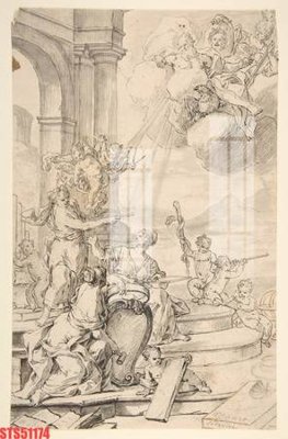 Tải về file tranh gốc Tranh sơn dầu phương tây tổng hợp STS51174 (để in quảng cáo)