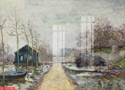 File PSD Tranh sơn dầu phương tây tổng hợp STS51210 (gốc) cho in quảng cáo