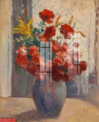 File tranh Tranh sơn dầu phương tây tổng hợp STS51239 (bản gốc) trang trí văn phòng