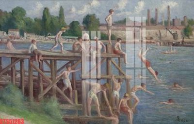 File in ấn Tranh sơn dầu phương tây tổng hợp STS51263 (bản gốc) cao cấp