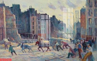 Ảnh gốc file in lụa Tranh sơn dầu phương tây tổng hợp STS51278 chi tiết