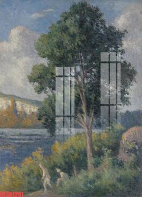 File gốc Tranh sơn dầu phương tây tổng hợp STS51291 (in lụa) tranh phong thủy