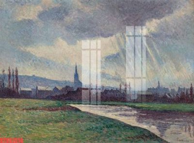 File in lụa Tranh sơn dầu phương tây tổng hợp STS51314 (hoa văn) Tranh sơn dầu phương tây tổng hợp STS51314