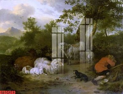 Ảnh gốc Tranh sơn dầu phương tây tổng hợp STS51383 (độ nét cao) in tráng gương