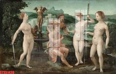 Download file gốc Tranh sơn dầu phương tây tổng hợp STS51428 (in mica) logo