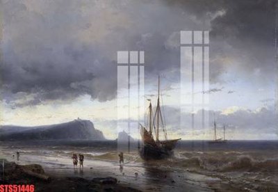 File gốc Tranh sơn dầu phương tây tổng hợp STS51446 (AI/EPS) cho in ấn