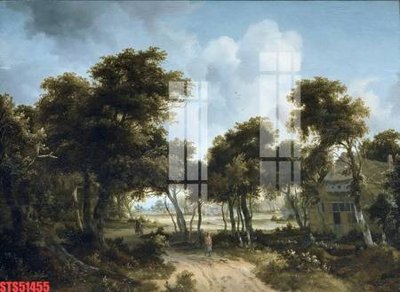 File in trần Tranh sơn dầu phương tây tổng hợp STS51455 (bản gốc) mây trời