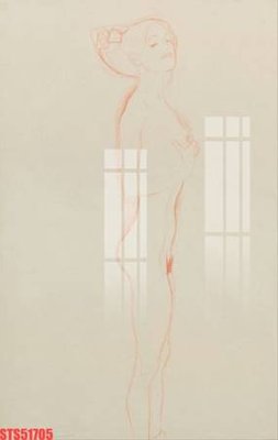 File tranh gốc in trần nhà Tranh sơn dầu phương tây tổng hợp STS51705 3D