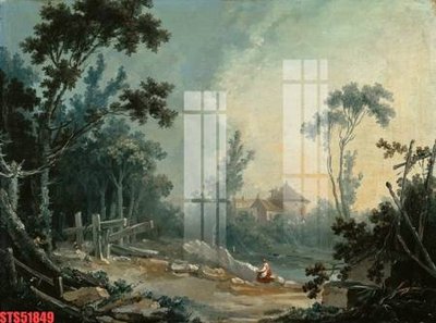 File tranh Tranh sơn dầu phương tây tổng hợp STS51849 (gốc) in film