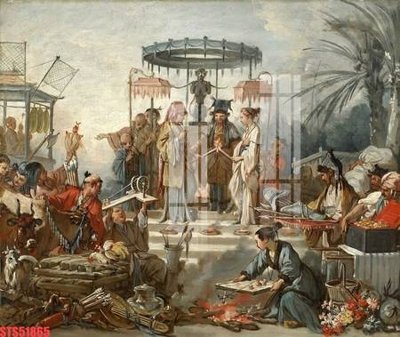 File gốc Tranh sơn dầu phương tây tổng hợp STS51865 (AI/EPS) cho in ấn