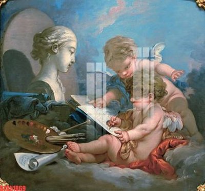 File gốc in ấn Tranh sơn dầu phương tây tổng hợp STS51869 chuẩn màu CMYK