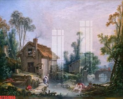 File tranh gốc PSD Tranh sơn dầu phương tây tổng hợp STS51955 còn nguyên layer