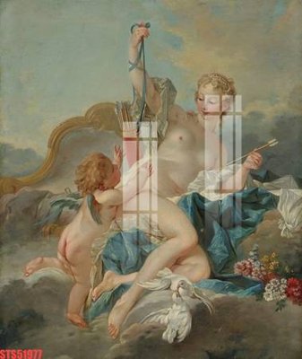 File tranh gốc Tranh sơn dầu phương tây tổng hợp STS51977 (bản quyền) độc đáo