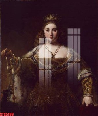 File in trần Tranh sơn dầu phương tây tổng hợp STS5199 (bản gốc) trời sao