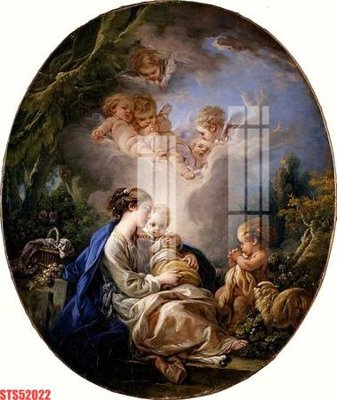 File gốc Tranh sơn dầu phương tây tổng hợp STS52022 (cho in UV) siêu nét