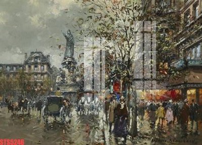 Tải file Tranh sơn dầu phương tây tổng hợp STS5246 (gốc) chủ đề hoa sen