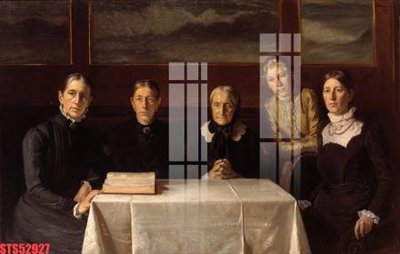 File in trần Tranh sơn dầu phương tây tổng hợp STS52927 (bản gốc) bầu trời