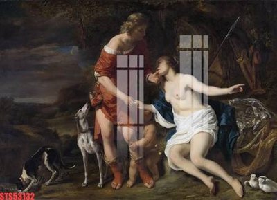 File PSD Tranh sơn dầu phương tây tổng hợp STS53132 (nguyên bản) cho thiết kế