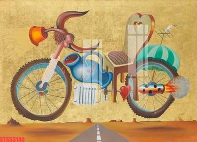 File gốc Tranh sơn dầu phương tây tổng hợp STS53140 (in lụa) tranh phong thủy