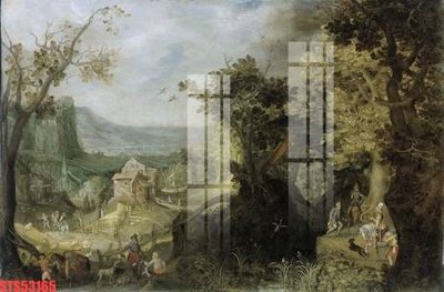 File ảnh Tranh sơn dầu phương tây tổng hợp STS53165 (gốc) dùng in Pano