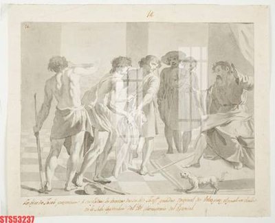 Hình ảnh file gốc in trần nhà Tranh sơn dầu phương tây tổng hợp STS53237