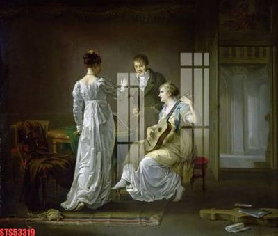 File tranh Tranh sơn dầu phương tây tổng hợp STS53319 (gốc) chủ đề thành phố