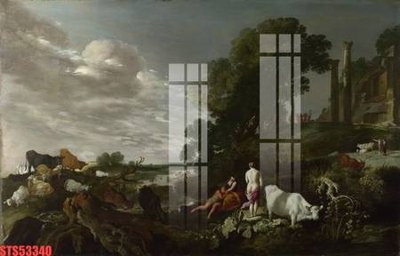 File gốc Tranh sơn dầu phương tây tổng hợp STS53340 (trang trí) phòng trẻ em