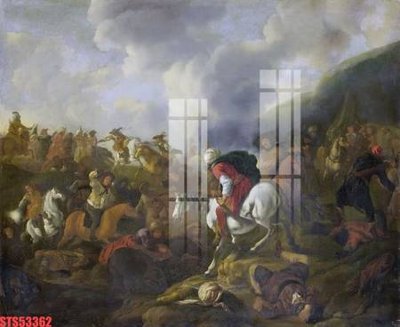 File in trần Tranh sơn dầu phương tây tổng hợp STS53362 (bản gốc 3D) sống động