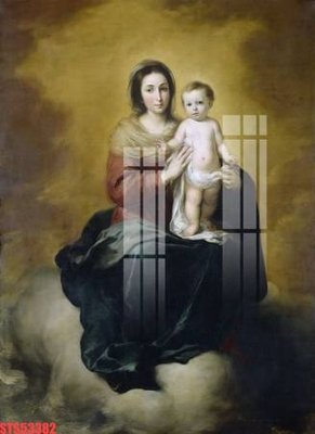 Tải file gốc in lụa Tranh sơn dầu phương tây tổng hợp STS53382 siêu nét