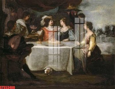 File tranh Tranh sơn dầu phương tây tổng hợp STS53400 (gốc) in film