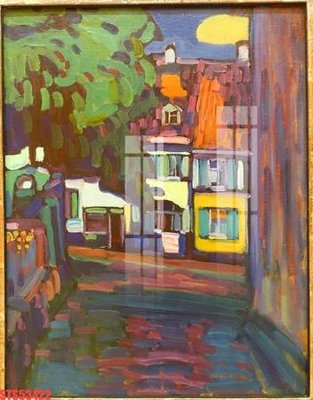 File in lụa Tranh sơn dầu phương tây tổng hợp STS53422 (hoa văn) Tranh sơn dầu phương tây tổng hợp STS53422