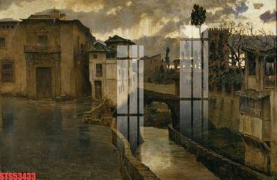 File gốc Tranh sơn dầu phương tây tổng hợp STS53433 (phong cách) cổ điển