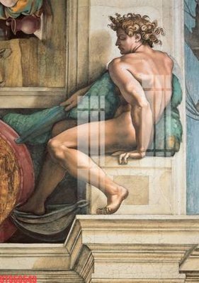 File gốc Tranh sơn dầu phương tây tổng hợp STS53543 (in tráng gương) ốp tường