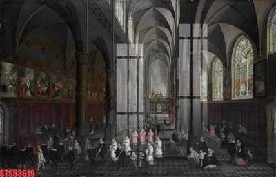 File gốc Tranh sơn dầu phương tây tổng hợp STS53619 (in lụa) hoa văn cổ điển