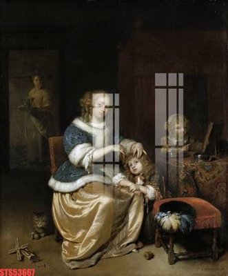 Tải file tranh Tranh sơn dầu phương tây tổng hợp STS53667 (gốc) tại Filetranh.com