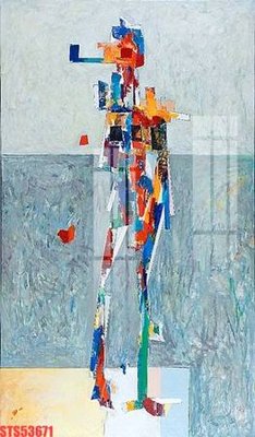 File tranh Tranh sơn dầu phương tây tổng hợp STS53671 (bản gốc) in lụa 5D