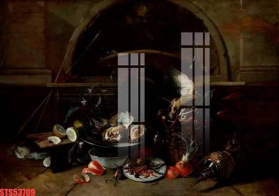 File gốc Tranh sơn dầu phương tây tổng hợp STS53709 (trang trí) phòng làm việc