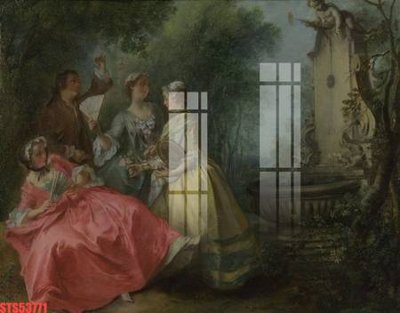 File gốc Tranh sơn dầu phương tây tổng hợp STS53771 (in tráng gương) hiện đại