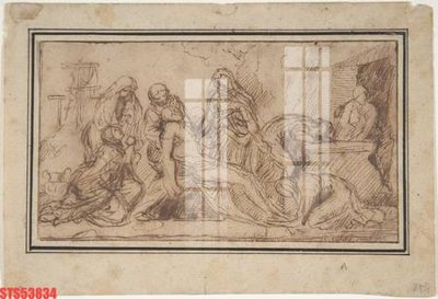 File tranh Tranh sơn dầu phương tây tổng hợp STS53834 (bản gốc) in lụa dán tường