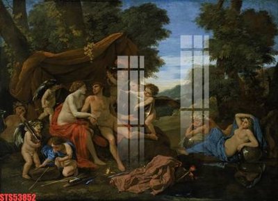 File gốc Tranh sơn dầu phương tây tổng hợp STS53852 (in mica) làm quà tặng