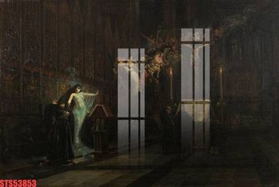 File in ấn Tranh sơn dầu phương tây tổng hợp STS53853 (bản gốc) sắc nét