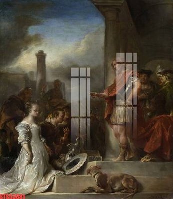 Tải file Tranh sơn dầu phương tây tổng hợp STS53881 (gốc) in tranh tráng gương