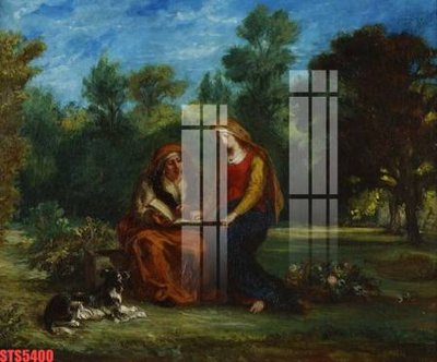 Tải file Tranh sơn dầu phương tây tổng hợp STS5400 (gốc) chủ đề tâm linh