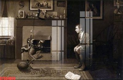 File ảnh Tranh sơn dầu phương tây tổng hợp STS54014 (gốc) in PP, decal