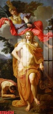 File in trần Tranh sơn dầu phương tây tổng hợp STS54124 (bản gốc) bầu trời