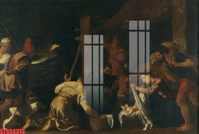 File gốc Tranh sơn dầu phương tây tổng hợp STS54373 (in mica) làm bảng hiệu