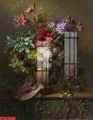 File gốc Tranh sơn dầu phương tây tổng hợp STS54388 (in lụa) trang trí tường