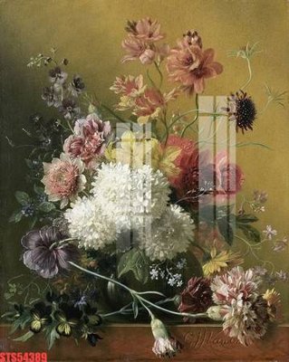 File in lụa Tranh sơn dầu phương tây tổng hợp STS54389 (chất lượng cao) Tranh sơn dầu phương tây tổng hợp STS54389