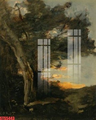 File gốc Tranh sơn dầu phương tây tổng hợp STS5443 (trang trí) phòng làm việc