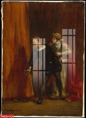 File gốc Tranh sơn dầu phương tây tổng hợp STS5461 (trang trí) phòng ngủ